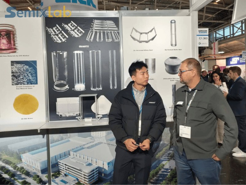 Wataalamu wa epitaxy ya semiconductor na wenzetu walishiriki katika majadiliano ya kusisimua kwenye kibanda cha Semixlab kwenye Semicon Euro 2025.